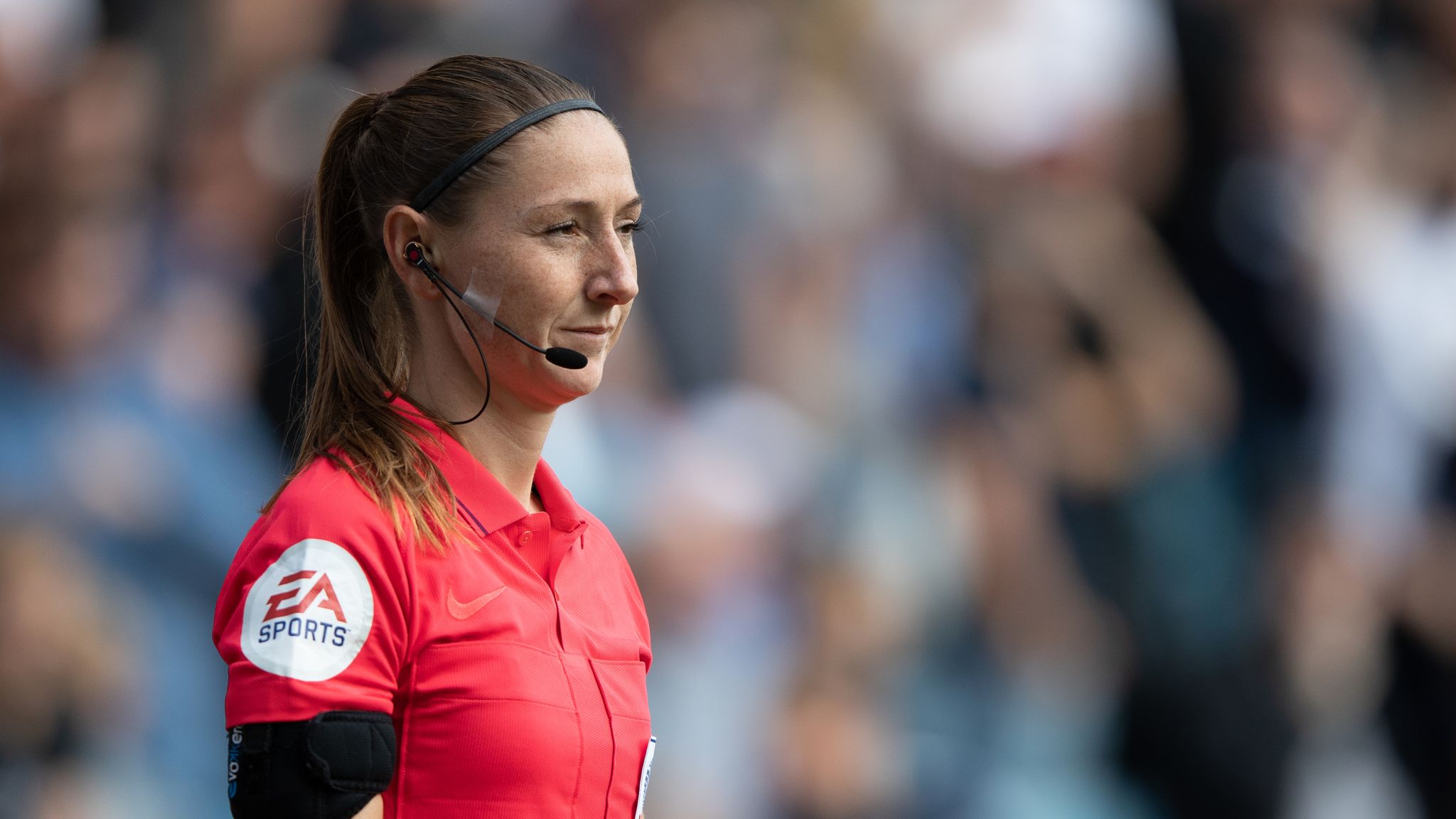 Sian Massey Ellis Makes History As First English Woman To Officiate In Men S European Fixture Football News Sky Sports