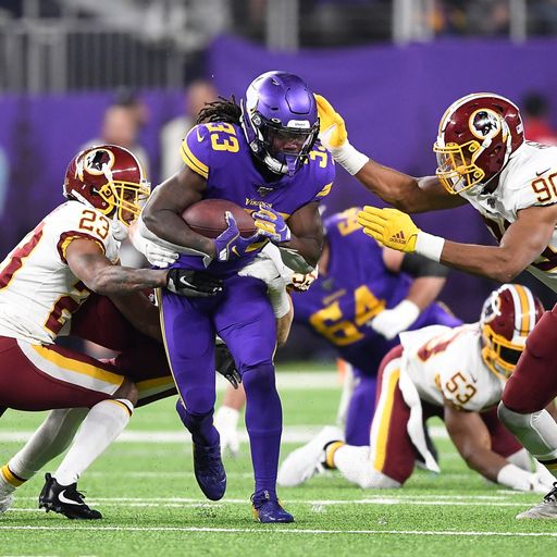 Cook leads Vikings past Redskins