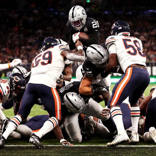 Raiders hold on to beat Bears in London