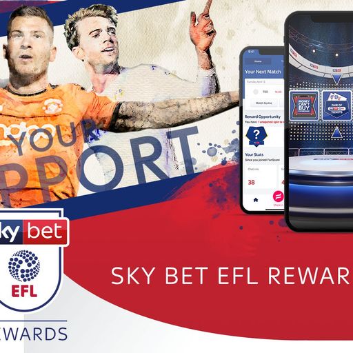 Win prizes with the Sky Bet EFL rewards app!