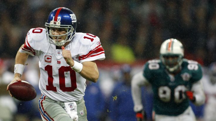 Eli Manning and the Giants were the first team to win an International Series game in 2007