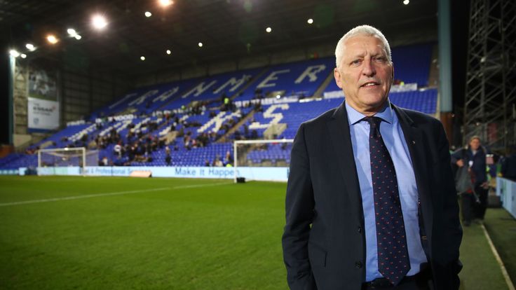 Mark Palios during the FA Cup Third Round match between Tranmere Rovers and Tottenham Hotspur at Prenton Park on January 4, 2019 in Birkenhead, United Kingdom.