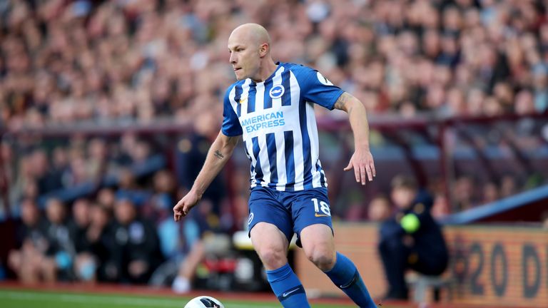 Aaron Mooy in action for Brighton