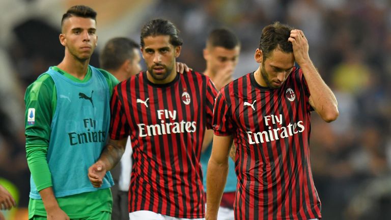 AC Milan have won three out of their seven Serie A matches this season