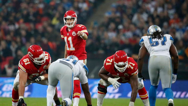 Alex Smith had three total touchdowns as the Chiefs dominated Detroit