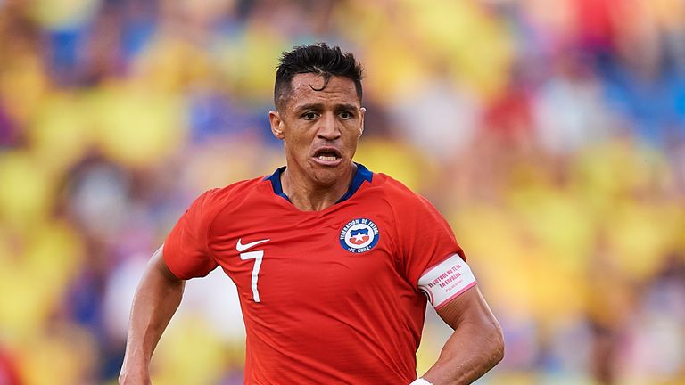 Alexis Sanchez was substituted in the 88th minute of Chile's friendly against Colombia
