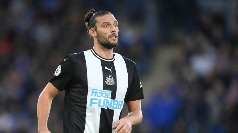 Newcastle striker Andy Carroll is hoping to return to the London Stadium on Saturday  