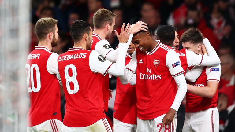   Arsenal logró dos victorias de dos en la Europa League