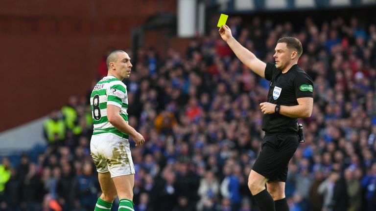 Celtic were unhappy with referee John Beaton after their defeat at Ibrox last season 