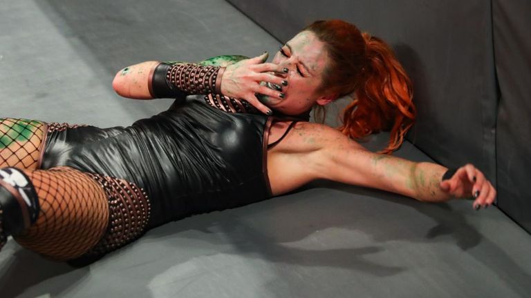 Becky Lynch was on the receiving end of Asuka's 'green mist' attack on Monday night's Raw