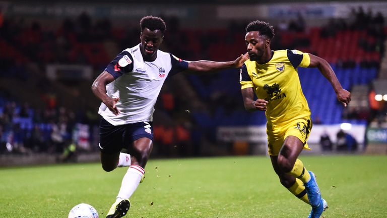 Bolton held Oxford to a goalless draw in mid-September and have lost just once since