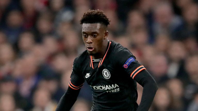 Callum Hudson-Odoi played 90 minutes of Chelsea's victory over Ajax in the Champions League 