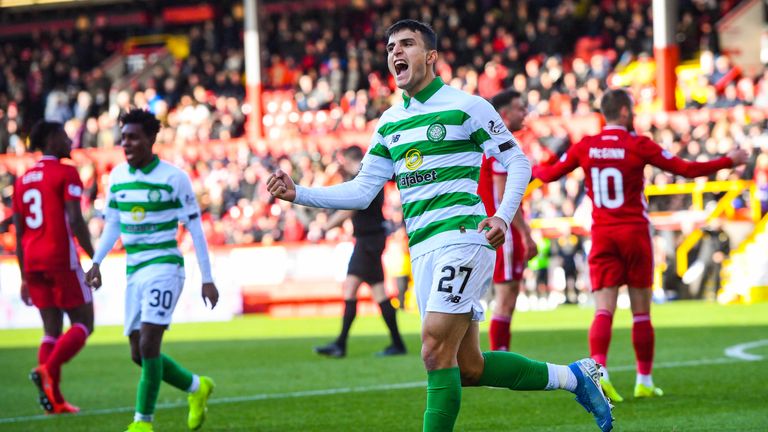 Mohamed Elyounoussi also struck in Celtic's rout of Aberdeen