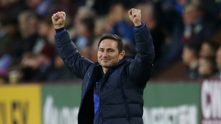 Chelsea boss Frank Lampard during the match at Burnley