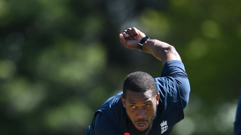 Chris Jordan, England, net session ahead of T20 series in New Zealand