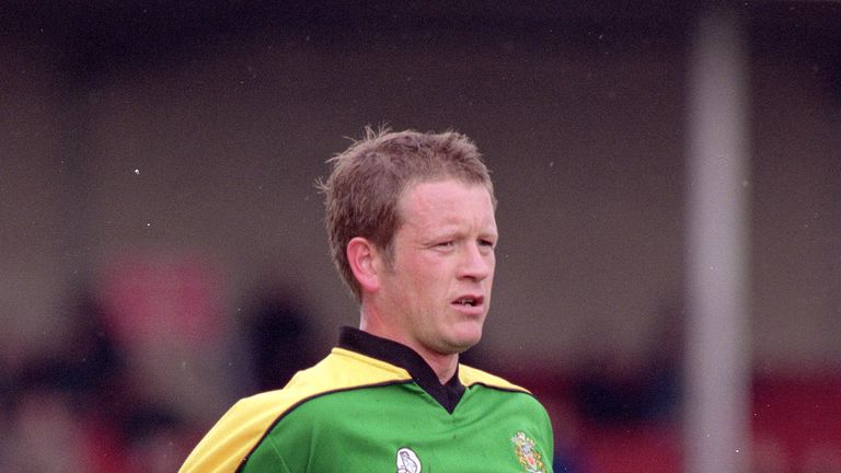 Chris Wilder during his playing days at Halifax