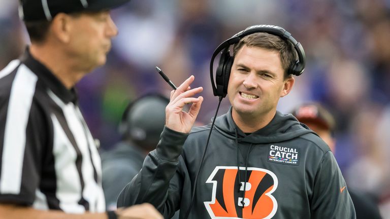 Zac Taylor's Bengals are winless in his first season after joining from the Los Angeles Rams