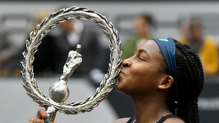 Coco Gauff's victory secured her first WTA title at the age of 15