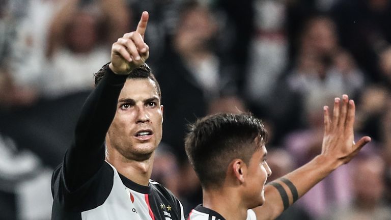 Cristiano Ronaldo was among the goals as Juventus beat Bayer Leverkusen in the Champions League earlier this month