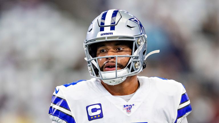 Quarterback Prescott started at an MVP pace, but has been up-and-down since