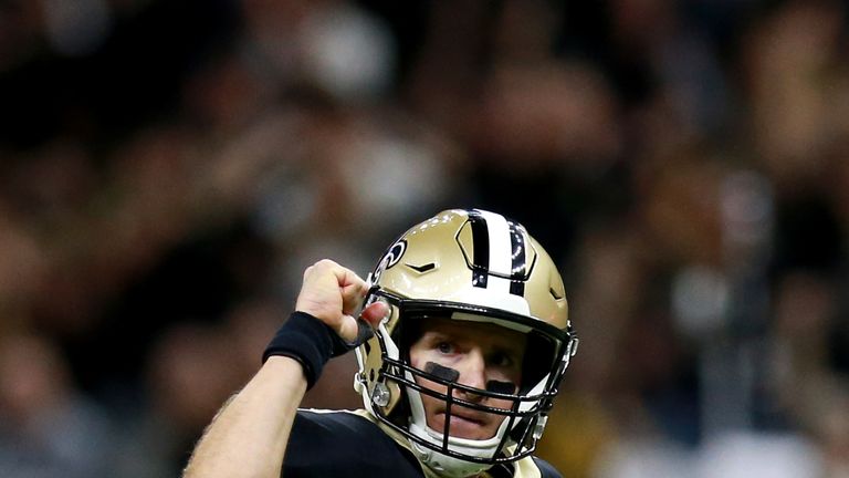 Drew Brees was outstanding on his return to action after a thumb injury