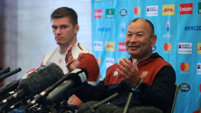 Eddie Jones spoke to the media in Tokyo on Tuesday in the build-up to Saturday's match against the All Blacks