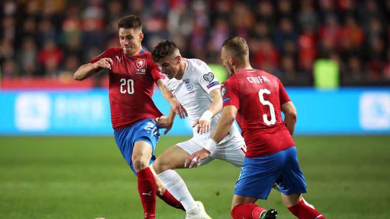 Mason Mount made his full debut against Czech Republic