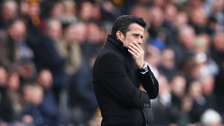 Marco Silva's Everton have lost each of their last four Premier League games