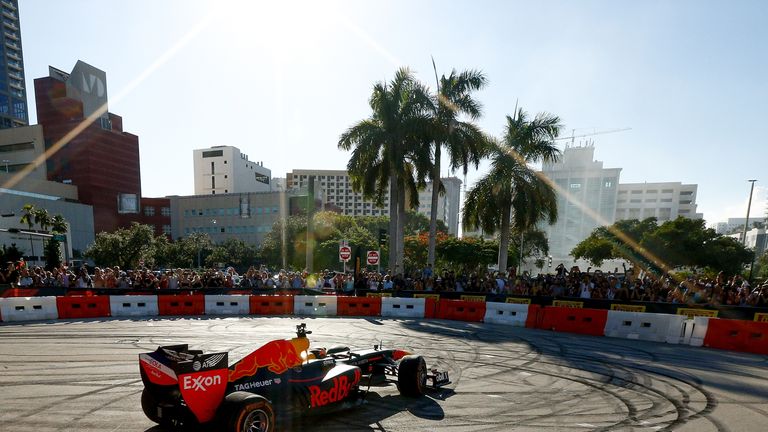 F1 held a fan festival on the streets of Miami in 2018