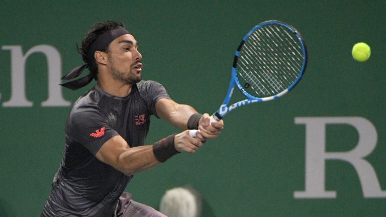 Fognini kept alive his hopes of a place at the ATP Finals in London