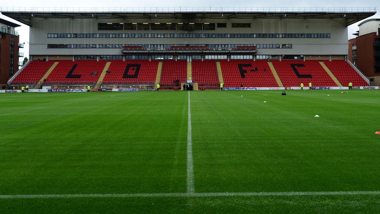 LONDON, ENGLAND - SEPTEMBER 14: A general view of the interior  of Brisbane Road before the Sky Bet League One match between Leyton Orient and Port Vale at Brisbane Road on September 14, 2013 in London, England. (Photo by Alex Broadway/Getty Images)