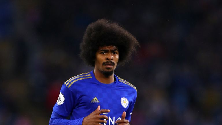 Hamza Choudhury came on as a second-half sub in Leicester's loss at Anfield
