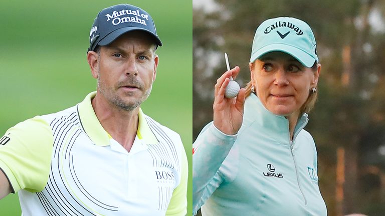 Henrik Stenson and Annika Sorenstam