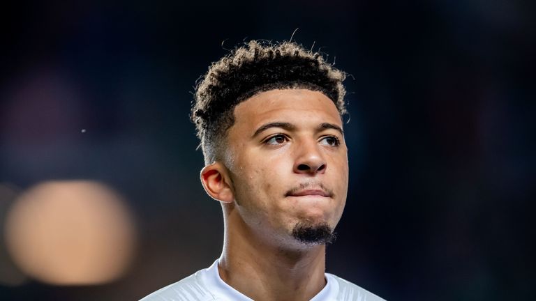 England&#39;s Jadon Sancho