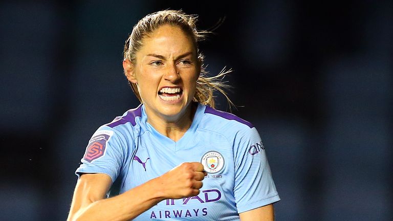 Janine Beckie gave Manchester City the lead against Atletico Madrid