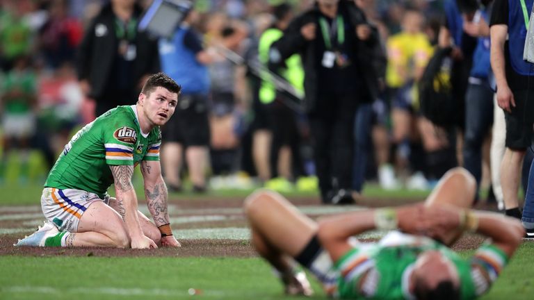 SYDNEY, AUSTRALIA - OCTOBER 06: during the 2019 NRL Grand Final match between the Canberra Raiders and the Sydney Roosters at ANZ Stadium on October 06, 2019 in Sydney, Australia. (Photo by Mark Metcalfe/Getty Images)