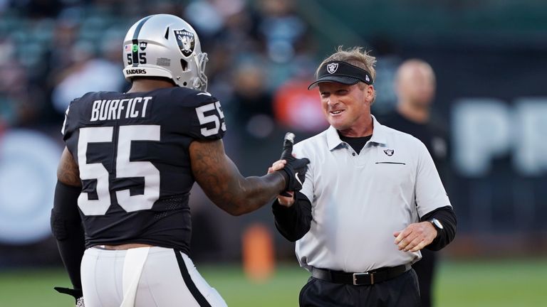 NFL suspends Raiders linebacker Vontaze Burfict for rest of season over  helmet-to-helmet hit