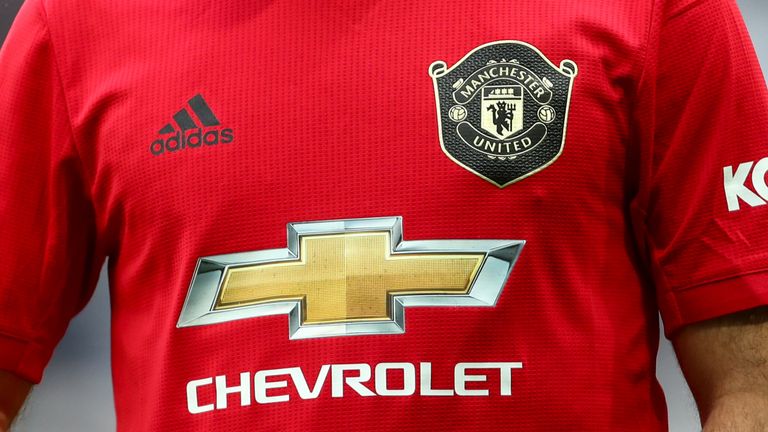 the new manchester united jersey