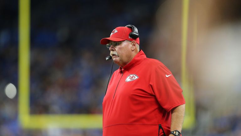 Head coach Andy Reid