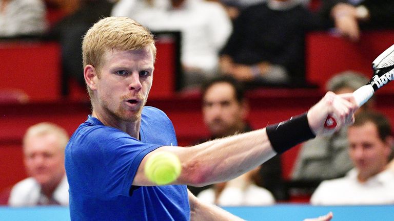 Kyle Edmund picked up his first win on the ATP Tour since August