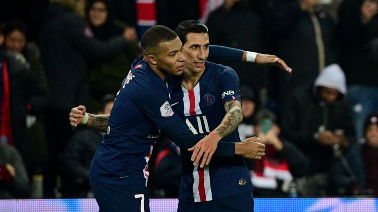 Kylian Mbappe scored his third and fourth goals of the season