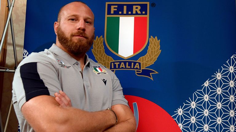 Leonardo Ghiraldini was left in tears after hearing about Italy's cancelled game against the All Blacks