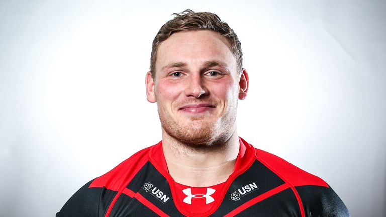 Picture by Alex Whitehead/SWpix.com - 29/01/2015 - Rugby League - First Utility Super League - Salford Red Devils Headshots - AJ Bell Stadium, Salford, England - Luke Menzies