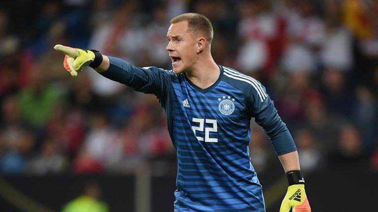 Marc-Andre Ter Stegen has not been happy with the lack of game time he has had for Germany