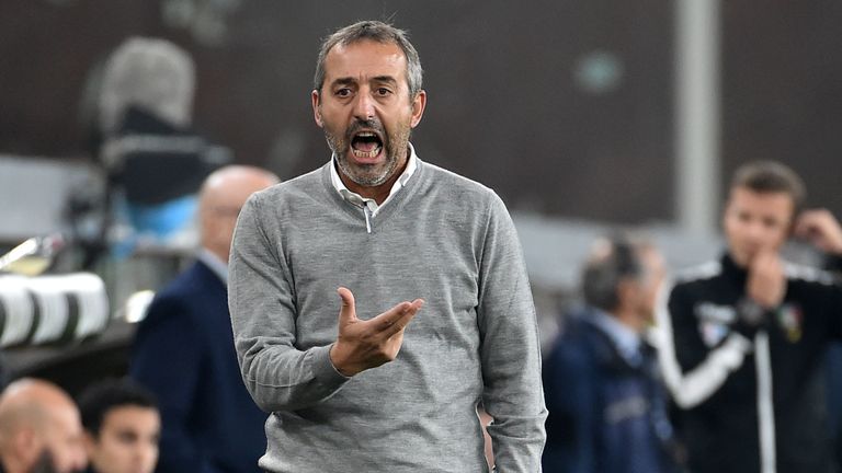 Marco Giampaolo was only in charge for seven matches before AC Milan fired him
