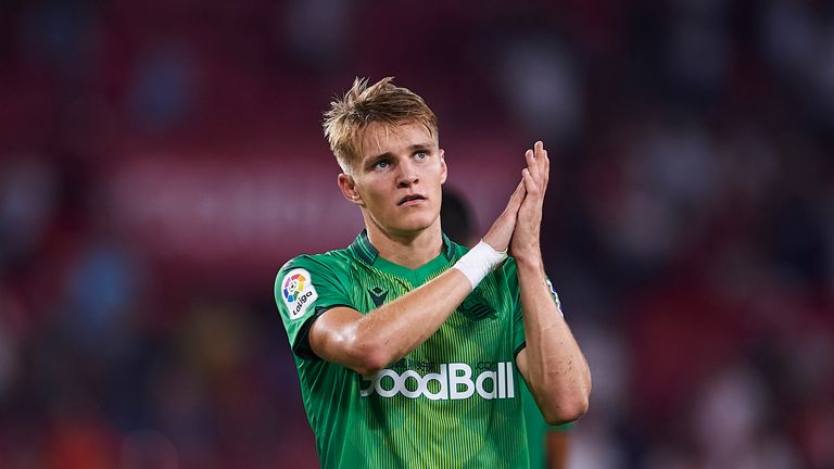 Martin Odegaard is currently on loan at Real Sociedad from Real Madrid