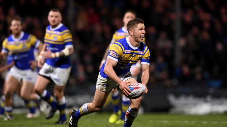 Matt Parcell during the Betfred Super League match between Leeds Rhinos and Hull FC at Headingley Stadium on March 8, 2018 in Leeds, England.