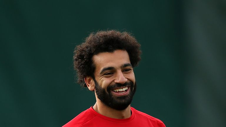Mohamed Salah is in contention to feature for Liverpool after missing their 1-1 draw against Manchester United