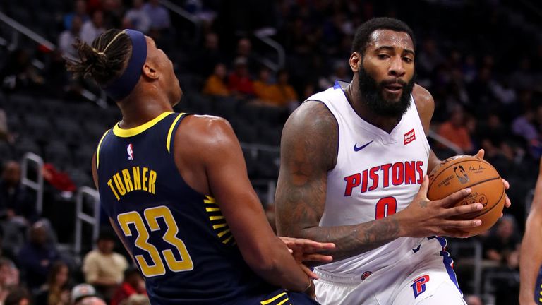 Indiana Pacers against Detroit Pistons in the NBA