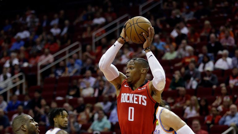 Russell Westbrook came out on top in his first game against his former team
